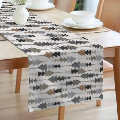 INTEX HOME Sofia Elegance Table Runner – Luxurious Linen Velvet – Design for Dining Room, Coffee Table & Decor – Ideal for Events & Ramadan – 45 x 135 cm – 1 Pc - Multicolour