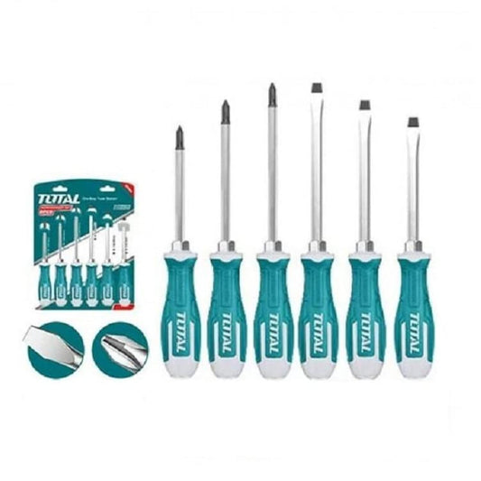 T 0TAL - 6 Pcs Screwdriver set Go-through High Quality - THGSS2606
