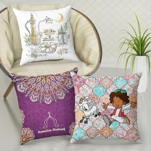 Throw Pillow Covers - Velvet Cushion Covers - Set of 3 -40 x 40 cm - Cover Only