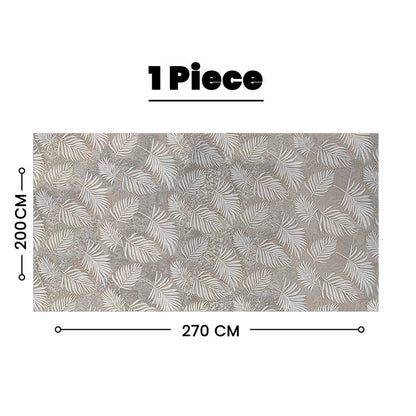 INtex HOME Analia Linen Tablecloth, Rectangular Dining Cover, Elegant and Durable, Soft Fabric, Easy-Care, Multi-Purpose for Home, Events, and Special Occasions, Set of 1 - Café - 200 X 270 CM