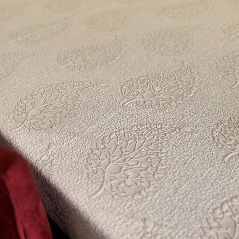 INtex Home Linen Table Runner, DAS Printed Rectangle Design for Reception Kitchen and Living Room Tables, for Dining and Home Décor Enhancements, 1 Pc - 45x140 cm - Caffee Latte