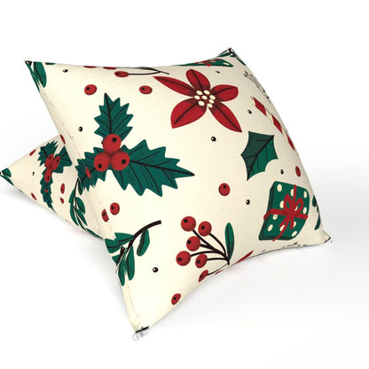 Christmas Cushion 40x40 CM, Washable Soft Holiday Pillow for Sofa, Bedroom, Living Room, or Office, Festive Decorative Accent