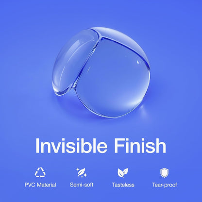 YMPIGOY LILBEE Corner Protector for Baby, Furniture Corner Guard & Edge Safety Bumpers -Baby Proof Cushion to Cover Sharp Furniture & Table Edges - Clear & Transparent - (12 Pack)