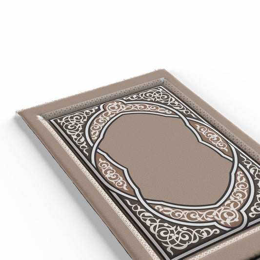 Sojoud Padded Prayer Mat Soft Premium Velvet Face - Luxurious And Comfortable Prayer Rug With Elegant Design - Thickness Foam For An Ultimate Comfort Experience