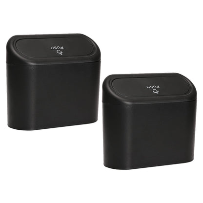 kingsea Car Trash Can,Vehicle Mini Garbage Can Leakproof Garbage Organizer Hanging Storage Box for Auto Front Back Seat Accessories,Home,Office (2)