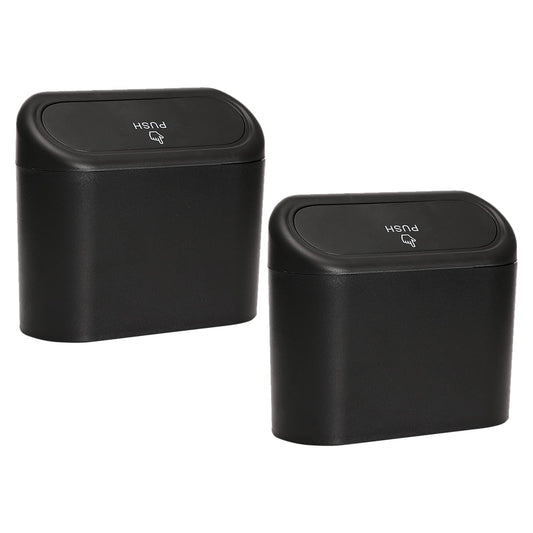 kingsea Car Trash Can,Vehicle Mini Garbage Can Leakproof Garbage Organizer Hanging Storage Box for Auto Front Back Seat Accessories,Home,Office (2)