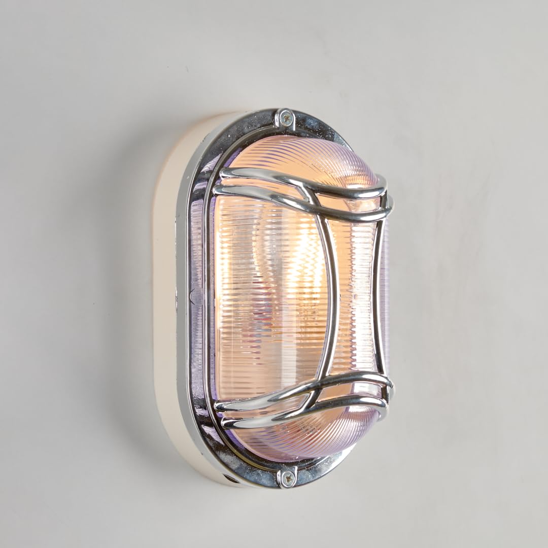 ابليك حائط مودرن أكريليك (كشاف حائط) – لون فضي – إضاءة قوي – تصميم ديكور مقاوم للكسر مناسب للممرات والواجهات ولااضاءه الخارجية