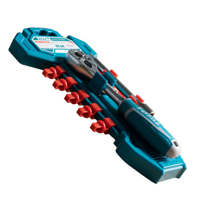 Total tools 12 pieces 1/4in socket set -tht14114126