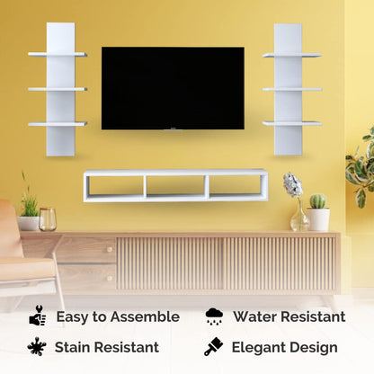 Wooden Bookcase for Kids with 5 Sections, Decorative Storage Unit and Floor Standing File Cabinet for Study or Playroom, 80cm Tall in Beige Manufactured Wood