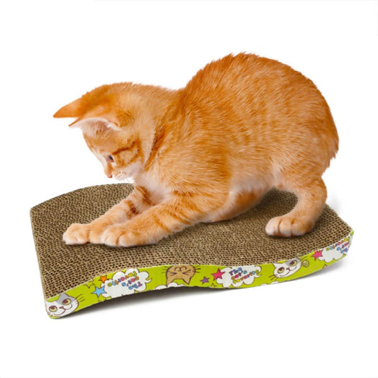 ANTOLE Cat Scratcher Cardboard Scratching Pads for Cats Meow Scratch Board with a Curved Wave Design - Satisfy Your kitty's Natural Scratching Instinct Made of Environmental Friendly Material