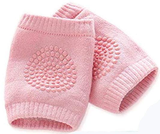 VENIQE Knee Pads for Crawling, Elbow Safety Protector, Stretchable Anti-Slip Padded Elastic Soft Cotton Breathable Comfortable Knee Cap for Kids (Multicolour)