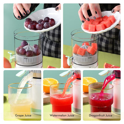 Portable Electric Citrus Juicer Hands-Free Rechargeable Orange Lemon Grapefruit Juicer Easy to Clean Juicer Machine