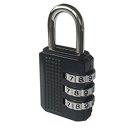 3 Digit Resettable Combination Padlock Coded Lock School Gym Locker Sheds Leegoal Secure Lock Luggage Travel Backpack Suitcase Lock