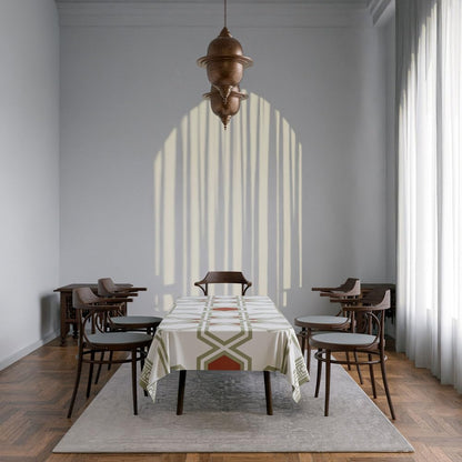 Tablecloth Waterproof Polyester Fabric, Easy Care ,Soft Touch