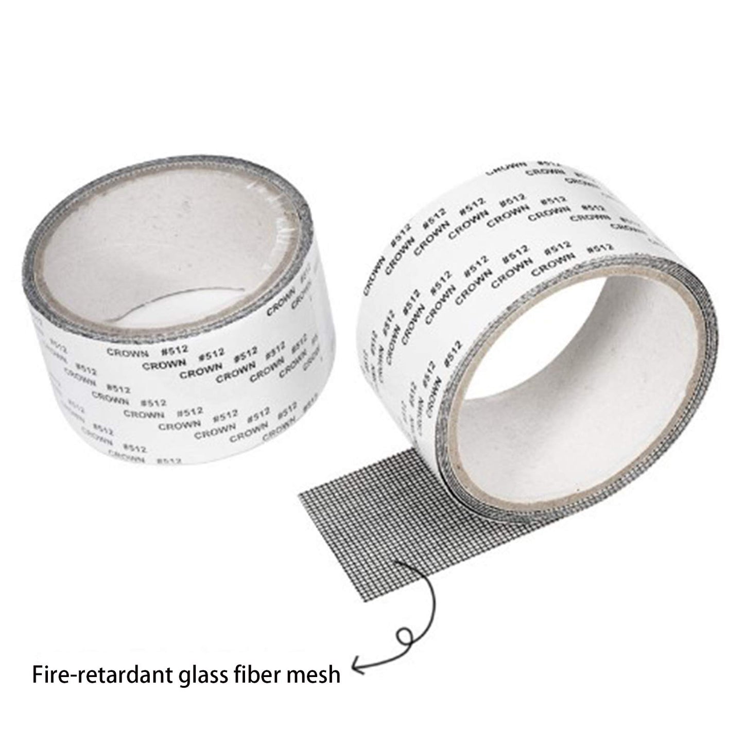 Window Screening Repair Sticker Anti-Insect Fly Bug Mosquito Screen Net Repair Patch Adhesive Screen Repair Tape Fiberglass Mesh Patch Fiberglass Repair Tape with Strong Adhesive for Window (2 Rolls)