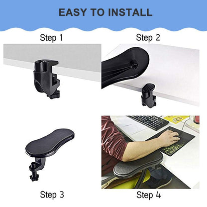 YUMI Computer Wrist Rest Armrest,Ergonomic Adjustable Arm Shoulder Support,for Home and Office