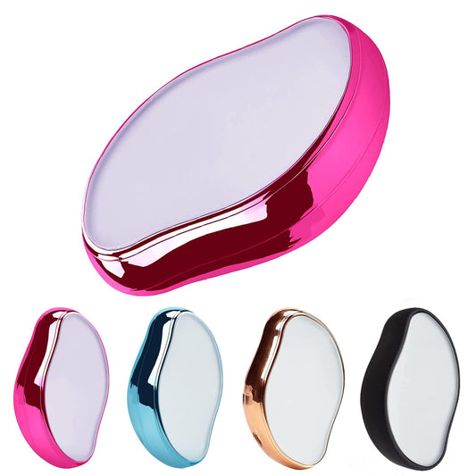 Crystal Hair Eraser, Bleame Crystal Hair Eraser, Painless Exfoliating Magic Crystal Hair Remover, Quick and Easy Hair Removal Tool for Men and Women Arms, Legs, Backs (Purple)