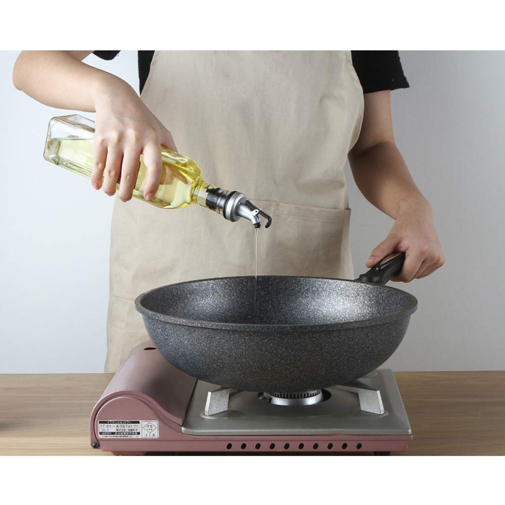 WOOHUBS Enterprise Oil Dispensel Vinegar Cruet Bottle Air Tight Salad Dressing Cruet Glass Oil Bottle