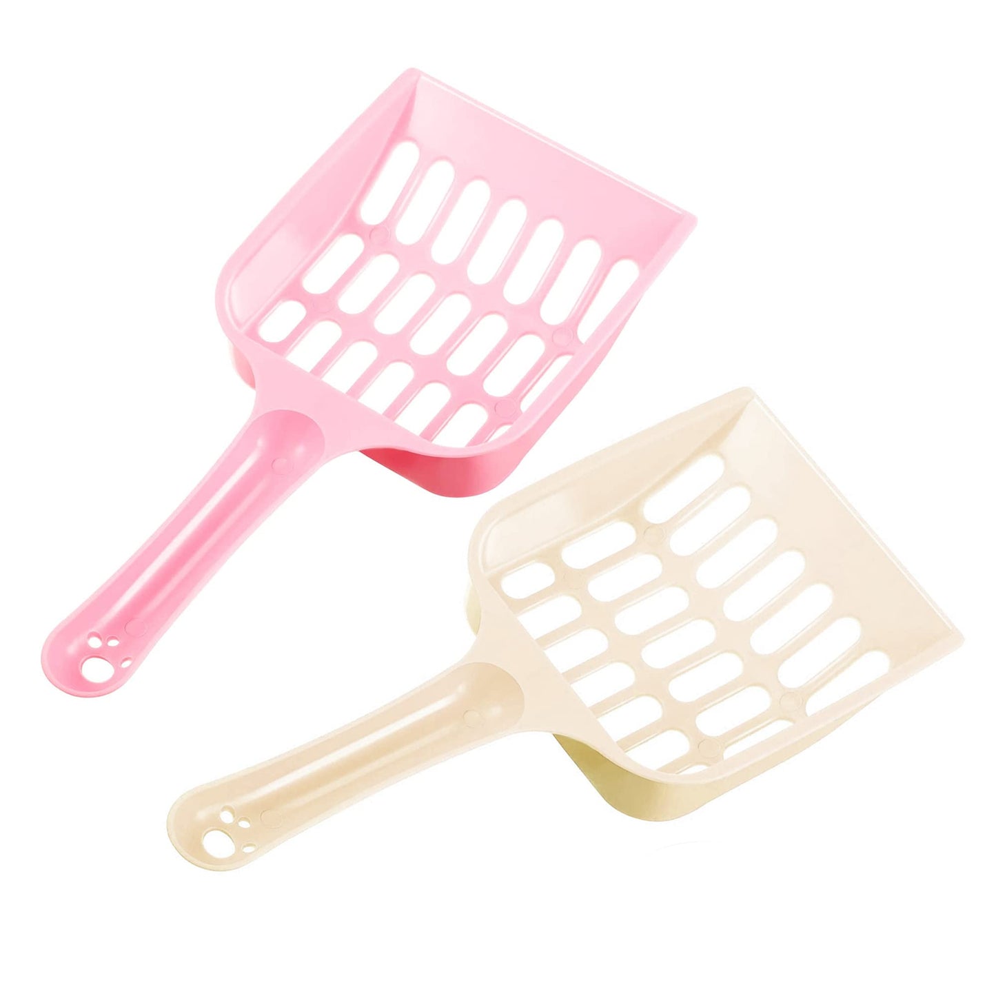 GORILLAPLANET Cat Litter Spreading Scoop with Strong Plastic Easy Handle - 2 Pieces