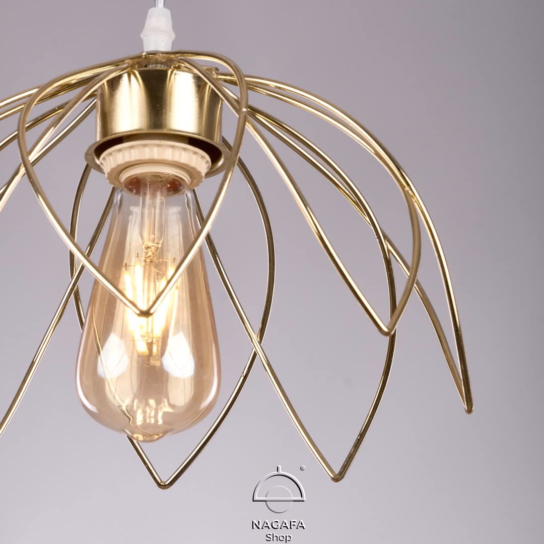 Nagafa Shop, Gold Modern Pendant Light,