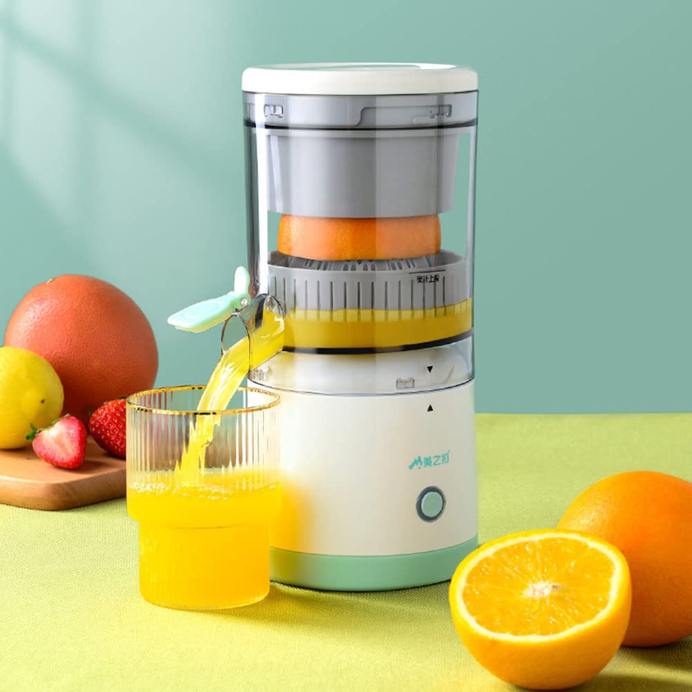 Dasfie Cordless Electric Juicer, Multifunctional Protable Electric Orange Juicer, USB Charging Orange Squeezer, Wireless Citrus Juicer for Oranges Apples Pomegranates Pears