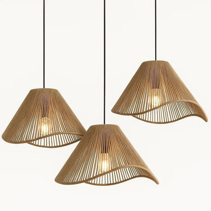 نجفة 3 قطع بوهو قابلة لتعديل الارتفاع تصلح للاستخدام المنفصل او المجمع مناسبة لجميع أنواع الغرف تتميز بتصميم بسيط وأنيق يناسب مختلف الاذواق والديكورات 3RBE1084 Nagafa shop