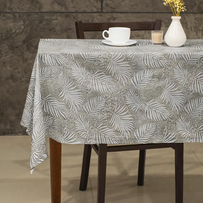 INtex HOME Analia Linen Tablecloth, Rectangular Dining Cover, Elegant and Durable, Soft Fabric, Easy-Care, Multi-Purpose for Home, Events, and Special Occasions, Set of 2 - Café - 130 x 130 CM
