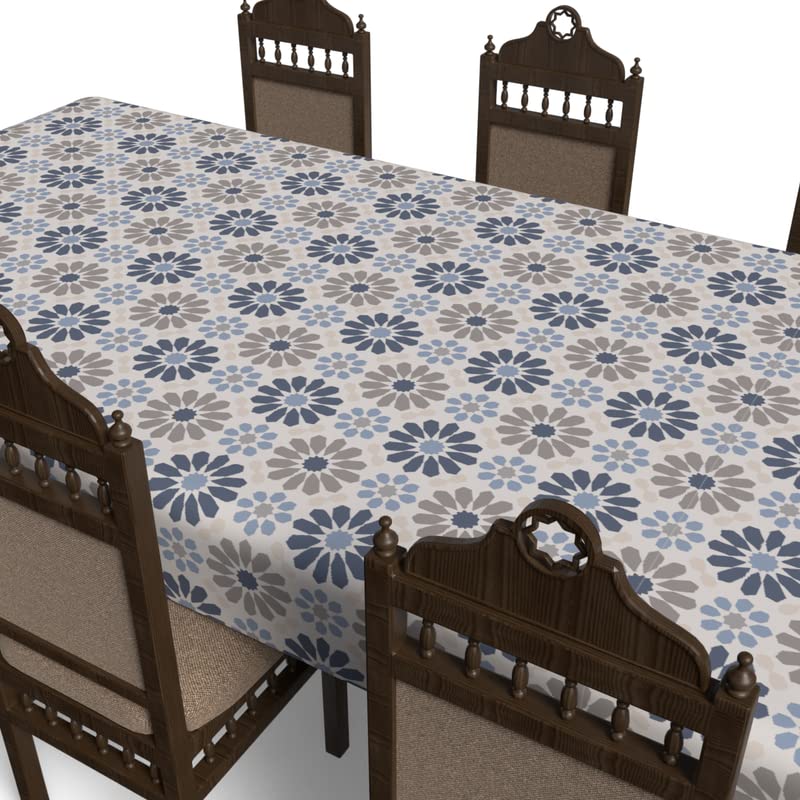 Islamic Ace Waterproof Tablecloth, a Multicolor 140x300 cm Rectangular Table Cover made from Spillproof Polyester, a Durable and Artistic Protector for your Dining Table for Special Events
