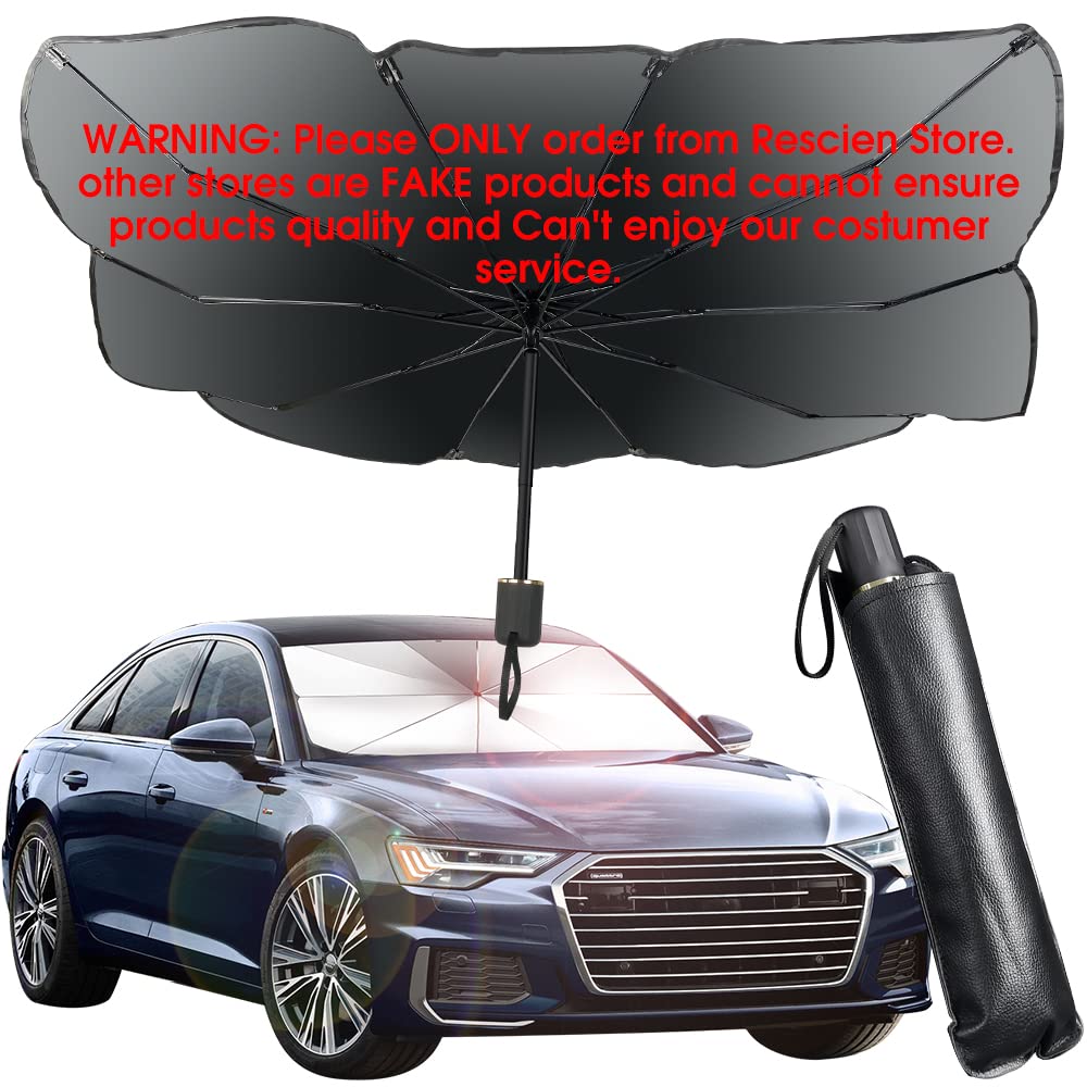 car sun shade windshield front windshield reflective sunshade for vehicle blocks uv ray foldable cover visor umbrella automotive ray protection block parasol keep your vehicle cool(31x53inch)