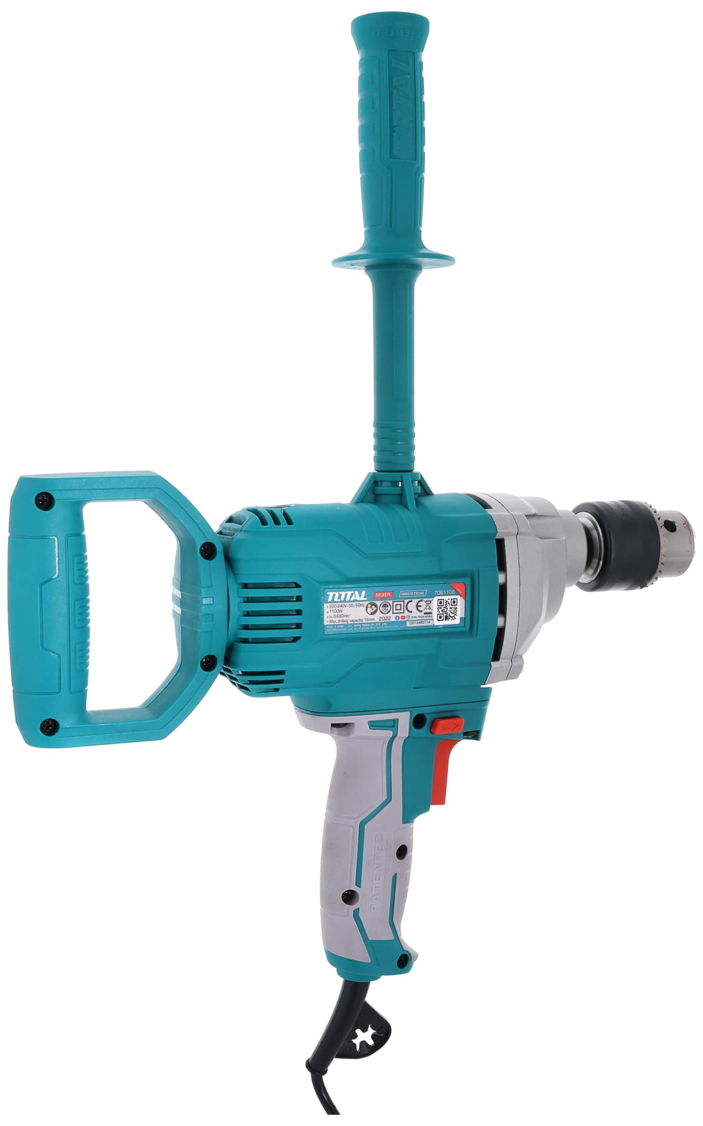 Boya Drill & Mixer 16mm 1100 Watt - Total TD61106