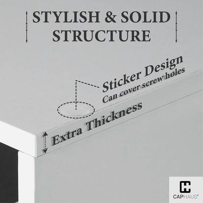 Cube Storage Organizer Shelf, Bookcase with Back Panels and Exterior Edge, Versatile Room Divider, Multi-Cube Options, Modern and Sturdy Shelving (Rustic Grey Oak)