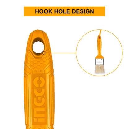 INGCO Paint Brushes, 3" Oil-Based Paint Unique Design Plastic Handle , Paint Brush, Paint Brushes, Professional Brush, Trim Paint Brush, Paintbrush, Small Paint Brush, Stain Brush