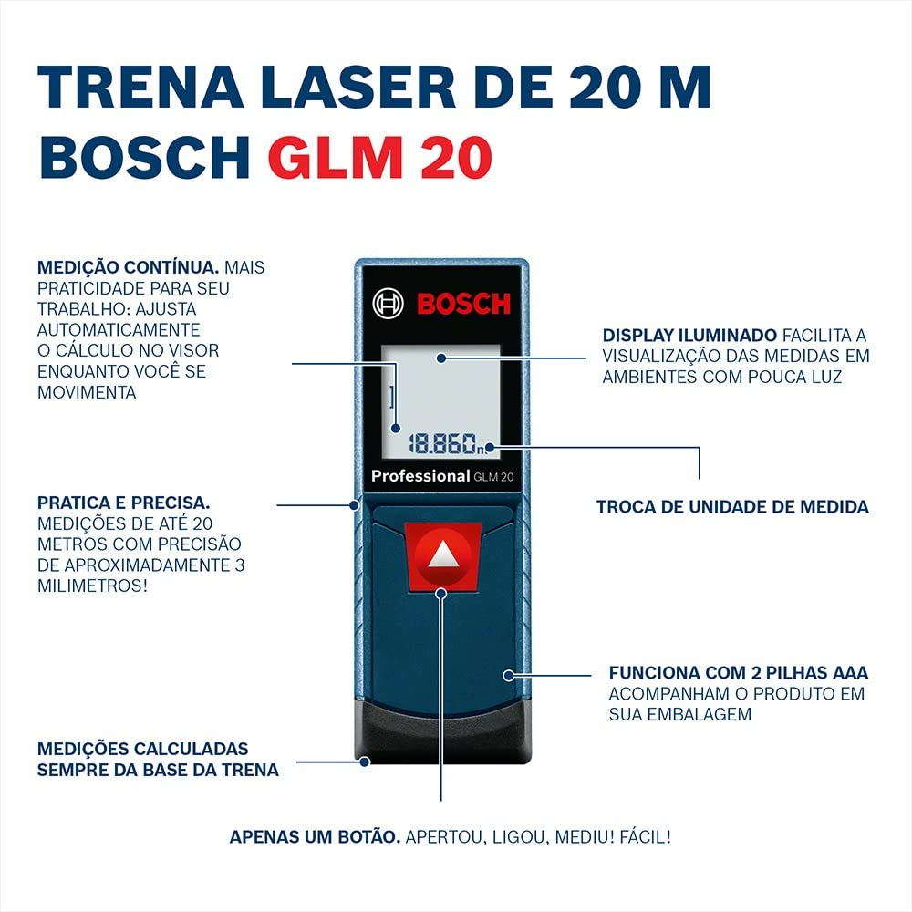 Bosch Professional Rangefinder glm 20 glm 20