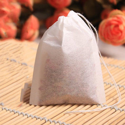 100Pcs/Lot Teabags 5 x 7CM Empty Scented Tea Bags With String Heal Seal Filter Paper