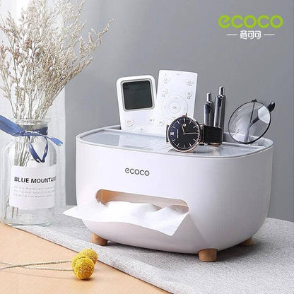 ECOCO E2009 Desktop Tissue Box Office Desk Case Organizer