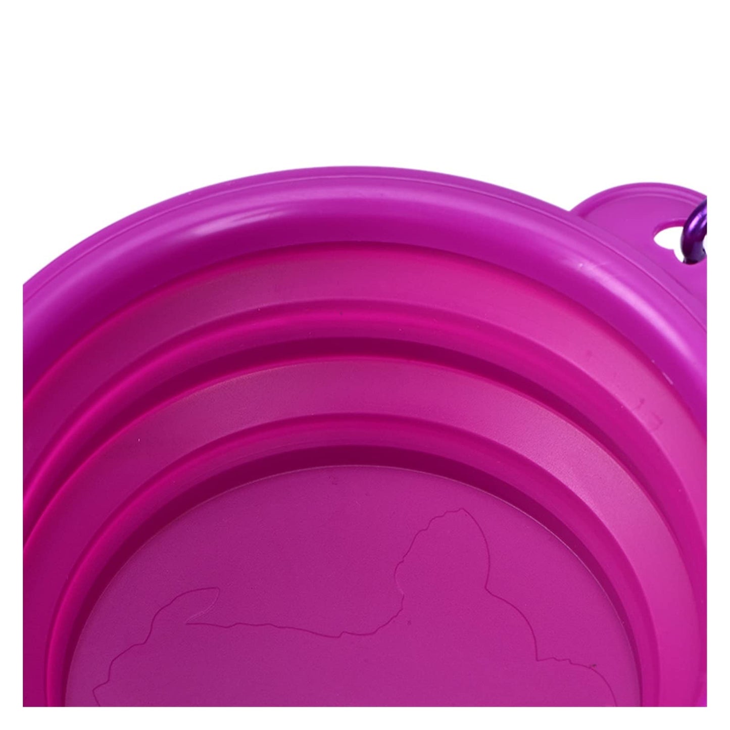 Pet Water Bottle Portable Travel Bowl For Dog Water Food Container Collapsible Silicone Multi-function Pet Folding Bowl Dog Drinker (Color : Blue)