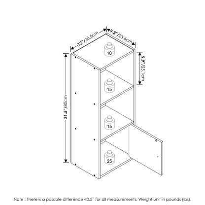 Printer Stand with Wheels in White, Mobile Office Cabinet with 2 Compartments, Engineered Wood Under-Desk Stand with Brakes, 40x35x55cm, Versatile Storage Trolley