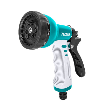 Total 9-Pattern Garden Hose Nozzle Spray Nozzle Water Spray Nozzle