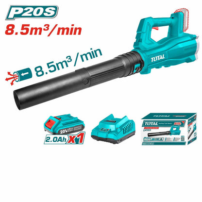 Total 20V garden blower, including battery and charger TABLI203235