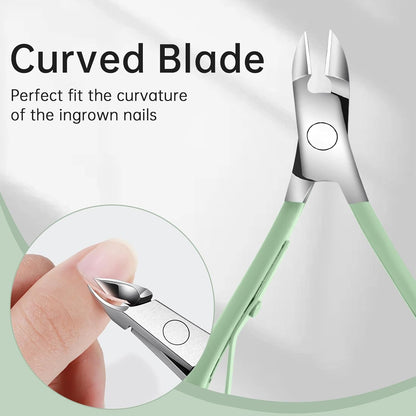 طقم قص الأظافر، مجموعة من 16 قطعة من الفولاذ المقاوم للصدأ مع مقص أظافر وملقط ومقص بشرة، ومجموعة أدوات مانيكير وباديكير للمنزل والسفر