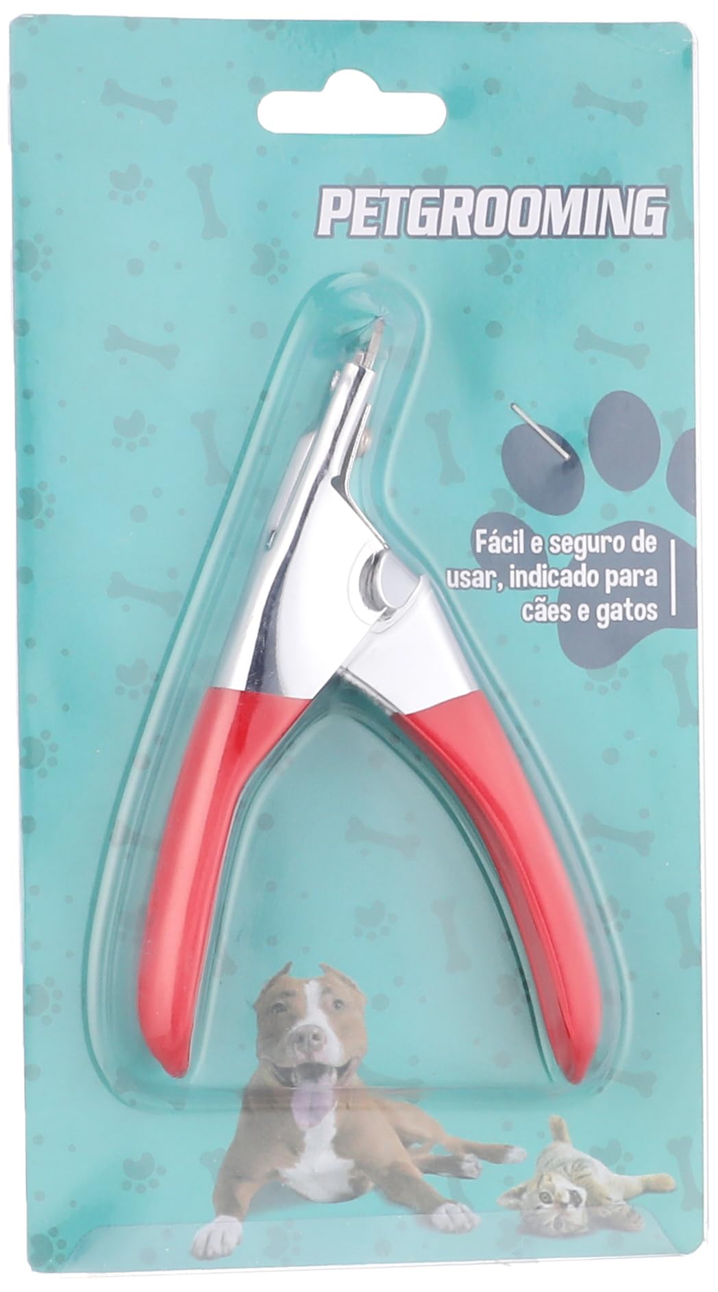 مقص أظافر الحيوانات الأليفة للكلاب والقطط - أداة احترافية للعناية بالحيوانات الأليفة مع واقي أمان ومقبض غير قابل للانزلاق وشفرات حادة من الفولاذ المقاوم للصدأ، مثالية للحيوانات الأليفة الصغيرة والكبيرة