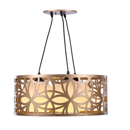 I-OUTSTANDING WNCH450 Modern Home Chandelier Champagne Wood