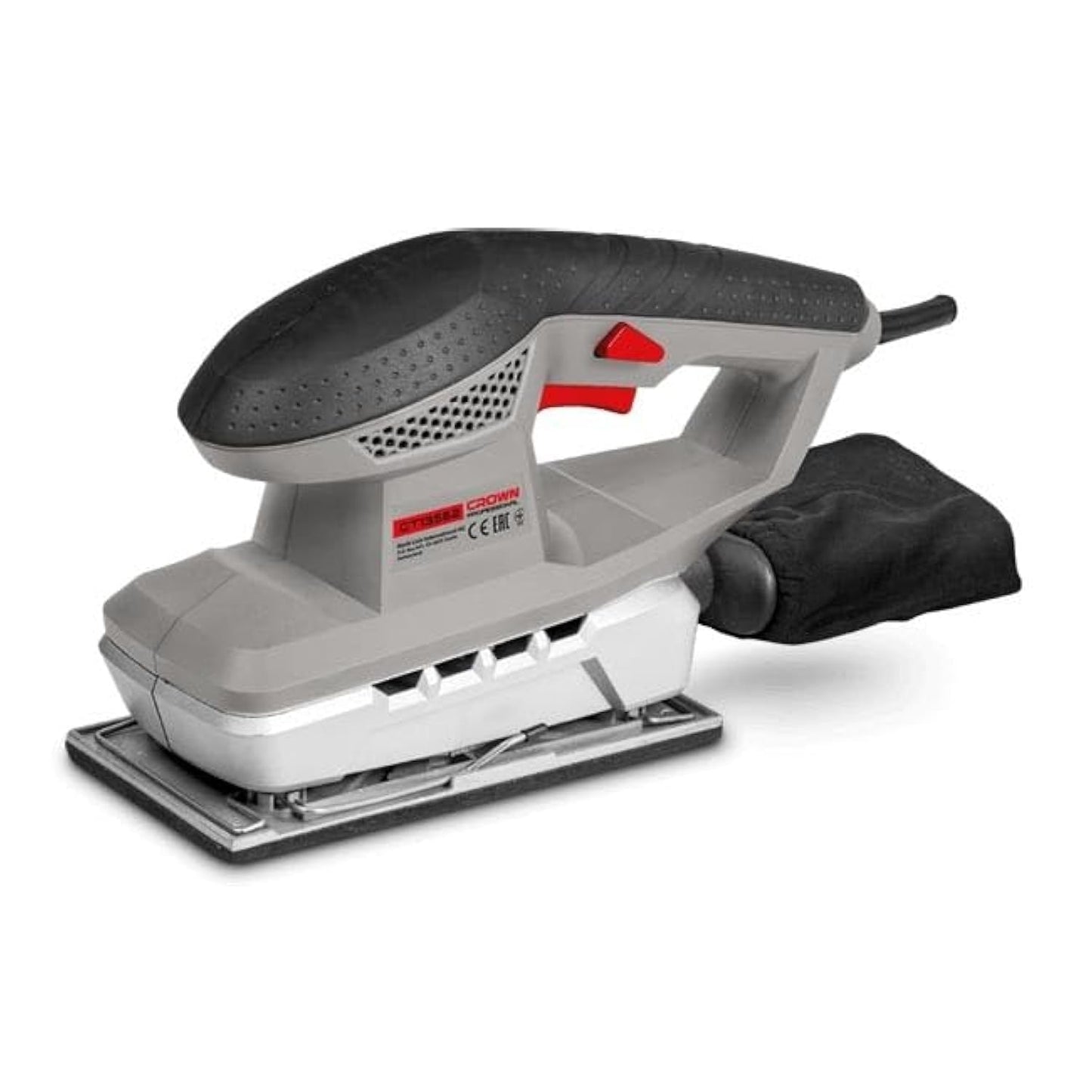 Crown CT13562 200 W Electric Vibrating Sander, 90 mm x 230 mm Length