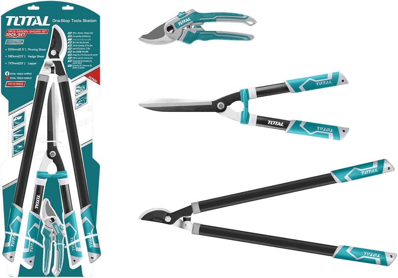 Total tht1576033 3 bangle scissors set