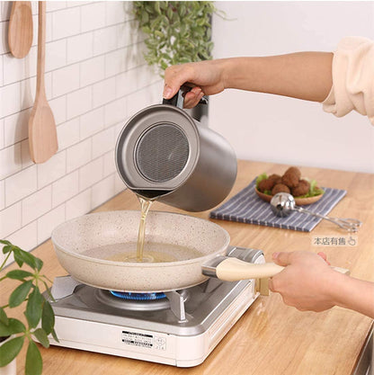 baystar Grease Oil Strainer Container Pot with Filter for Deep Fryer (1.7 L)