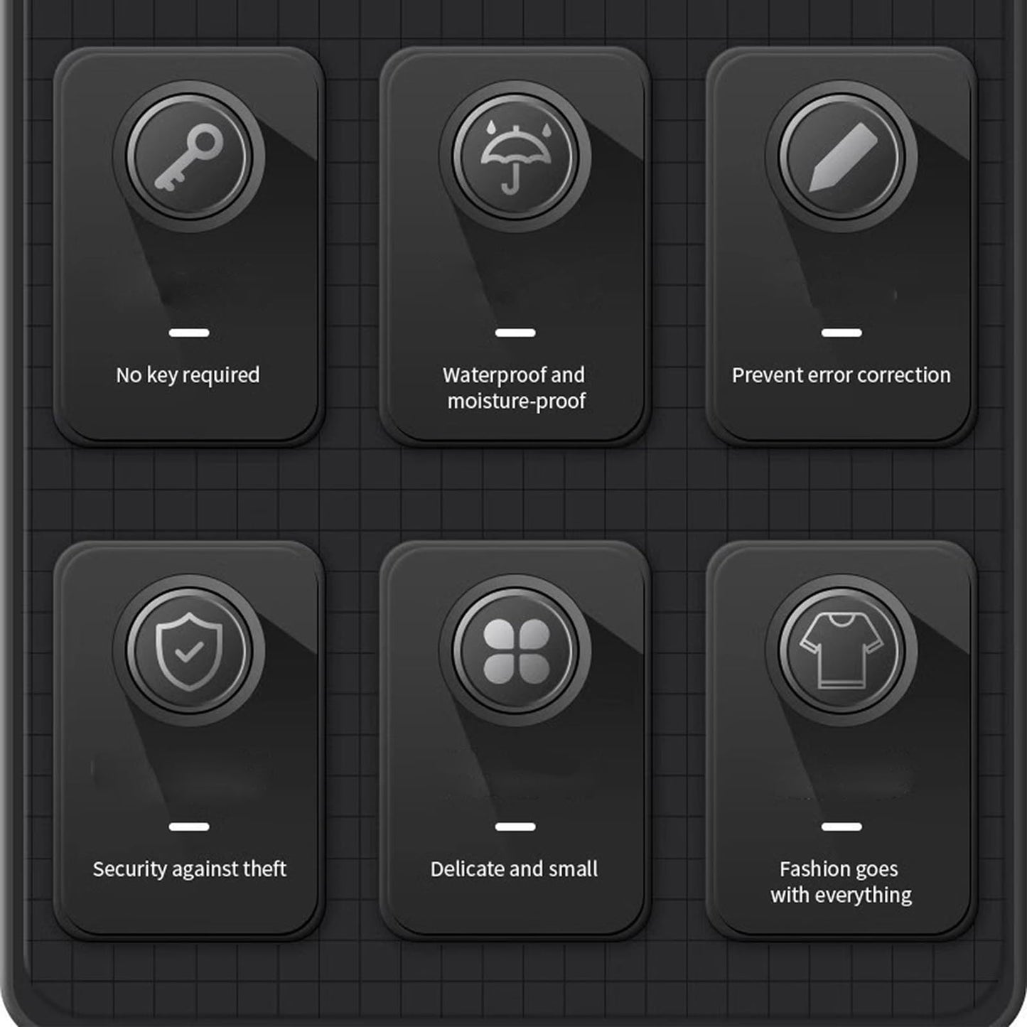 3-Digit Combination Padlock, Waterproof Combination Lock, Waterproof Metal and Plated Steel Combination Clasp