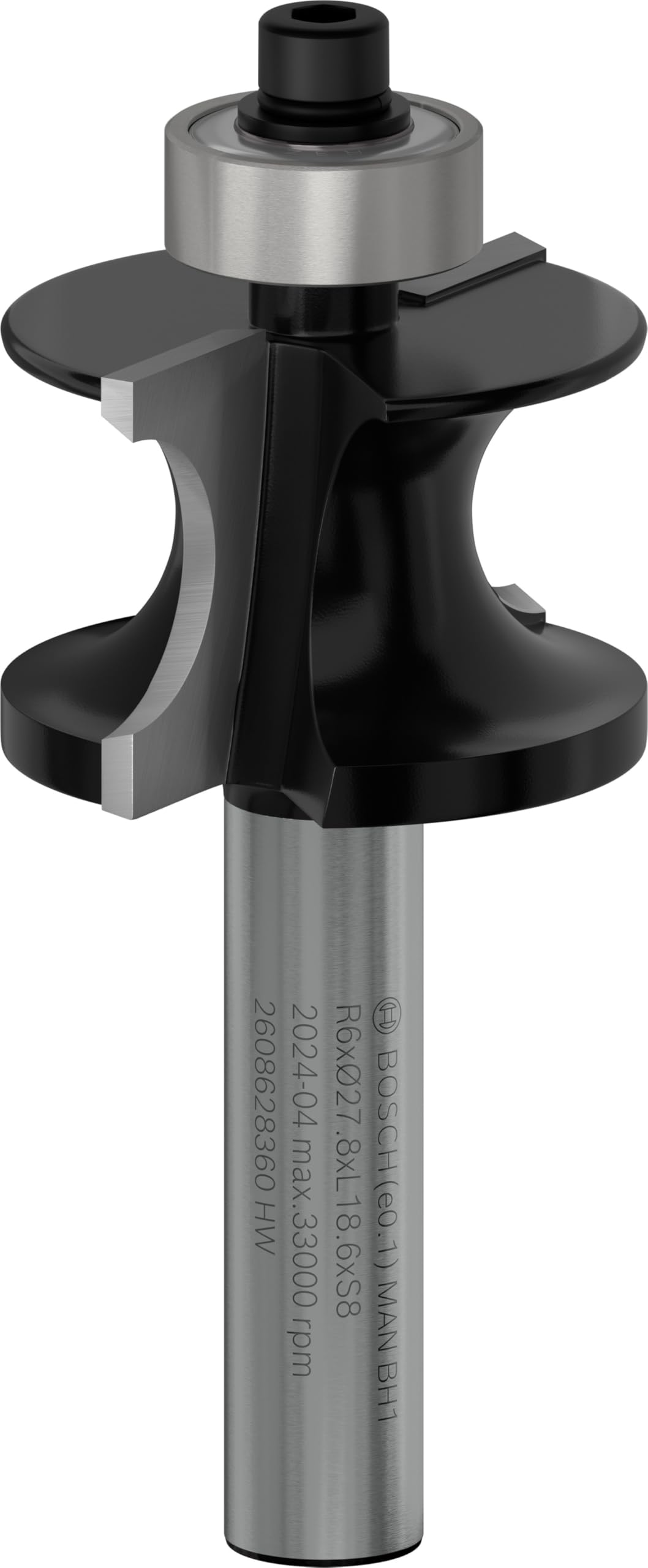 Bosch Professional 2608628360 Roman Ogee Bit, Silver/Black, 27.8 x 19 x 8 mm