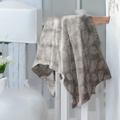 INtex HOME Analia Linen Tablecloth, Rectangular Dining Cover, Elegant and Durable, Soft Fabric, Easy-Care, Multi-Purpose for Home, Events, and Special Occasions, Set of 2 - Café - 130 x 130 CM