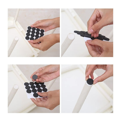 WCNMB Furniture cushion Best Self Adhesive Anti-Slip Furniture Pad Stopper Rubber Feet Floor Protector Non-slip and durable (Color : D)