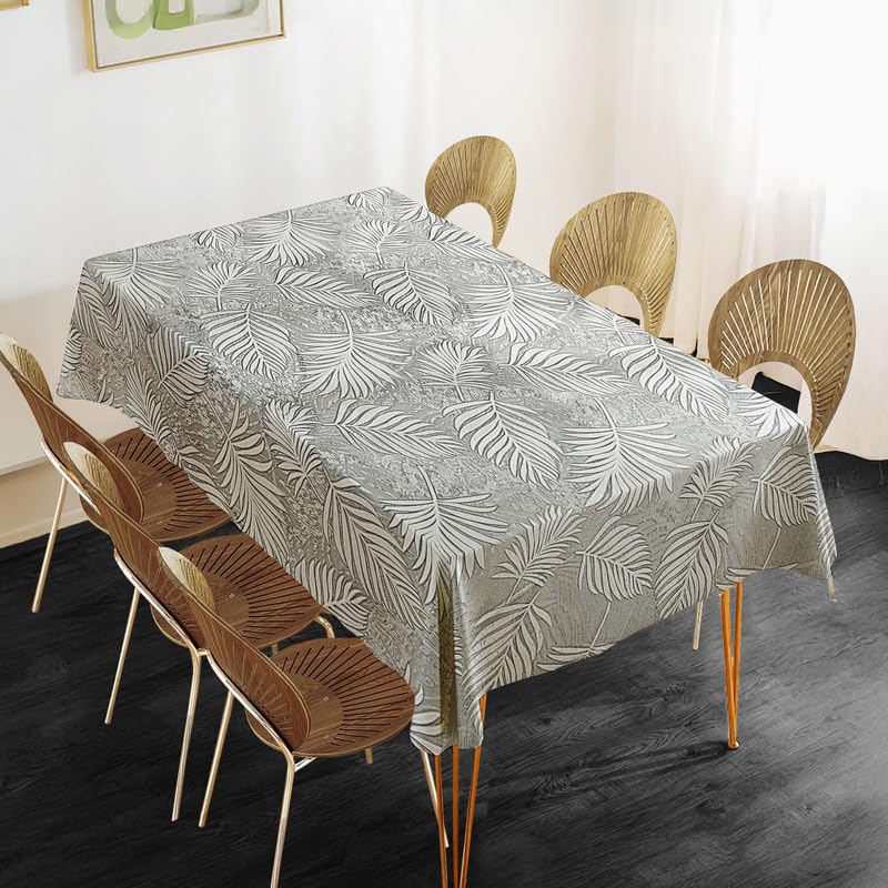 INtex HOME Analia Linen Tablecloth, Rectangular Dining Cover, Elegant and Durable, Soft Fabric, Easy-Care, Multi-Purpose for Home, Events, and Special Occasions, Set of 2 - Café - 130 x 130 CM
